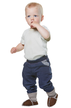 Preview: BABY SCHUHE Schaffell Größen 17-24