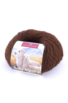 Preview: Baby-Alpaka Woll-Knäuel BULKY 50g 50m Nadel 8 Strick-Häkel-Garn